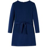  Dječja haljina s dugim rukavima modra 104 | shoptok.hr