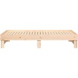  Izvlečna dnevna postelja 2x(90x190) cm trdna borovina, (20724210) | Shoptok.si