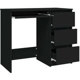  Radni stol crni 90 x 45 x 76 cm od iverice | shoptok.hr