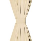 MIKRO Zavese iz mikro satena 2 kosa z zankami 140x245 cm bež barve, (20597213) | Shoptok.si