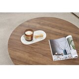 Konferencijski stočić VERUM prečnik 90 cm orah | Eponuda.com
