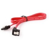 Gembird CC-SATAM-DATA90-0.3 metal clips, serial ata data kabl flat 0,3m 90 degree bent connector | ePonuda.com