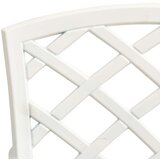  3-dijelni bistro set od lijevanog aluminija bijeli | shoptok.hr