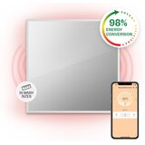 Klarstein La Palma 500 pametni grijač 2 u 1 infracrveni konvektor 60x60cm 500W ogledalo prednje | shoptok.hr