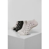 Urban Classics no show socks dots 5-Pack white/black Cene