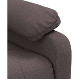 vidaXL Naslanjač temno rjavo blago | Shoptok.si