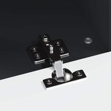  LED TV kabinet Crna Konstruirano drvo | shoptok.hr