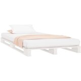  Od paleta bijeli 75x190 cm od masivne borovine 2FT6 mali | shoptok.hr