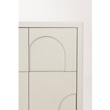 White Label Svetlo siva komoda 55x120x40 cm Funk – | Shoptok.si
