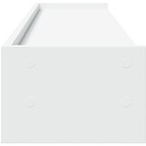  Stalak za monitor bijeli 100x24x16 cm od konstruiranog drva | shoptok.hr