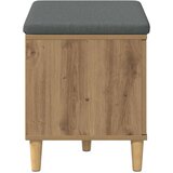  Haldna klop z blazino z vrati Umetni hrast 60 x 38 x 46 cm, (5000155668) | Shoptok.si