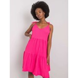 RUE PARIS Dress-RO-SK-2570.19-dark pink | Shoptok.si