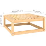  Vrtna sedežna garnitura 9-delna z blazinami trdna borovina, (20675975) | Shoptok.si