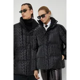 Rains Jakna 15220 Boxy Puffer Jacket boja: crna, za zimu