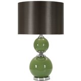Mauro Ferretti Zelena/siva stolna lampa s tekstilnim sjenilom (visina 65 cm) Eva – | shoptok.hr