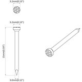  Čavli za Drvo 2 pcs | shoptok.hr