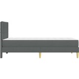  Okvir kreveta s madracem 2 pcs Tamno siva 90 x 190 cm tkanina | shoptok.hr
