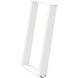  Noge za jedilno mizo v obliki črke U, 2 kosa, bele barve, 50 x (72-73) cm, jeklo | Shoptok.si