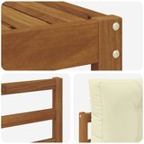  Set vanjskih sofa 8 kom. Prirodna i krem Smeđa 404 x 245,5 x 73 cm | shoptok.hr