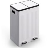 Klarstein Grama 60, korpa za pedale, 60L / 2x30L, tiha, PP plastika, retro | shoptok.hr