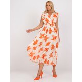 Italy Moda Dress-DHJ-SK-13166.94P-Orange | Shoptok.si