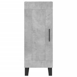  Komoda siva boja betona 34,5x34x90 cm od konstruiranog drva | shoptok.hr
