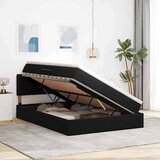  s od storage s uzglavljem Crna 140 x 200 cm Baršun | shoptok.hr