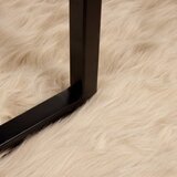  Tepih od umjetne ovčje kože TAFALLA Bež 120 x 120 cm Poliester | shoptok.hr