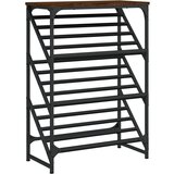 Maison Chic Regal za čevlje - Polica za čevlje rjav hrast 60x30x85 cm inženirski les, (21776601) Cene