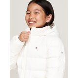 Tommy Hilfiger Zimska jakna 'ESSENTIAL' bela | Shoptok.si