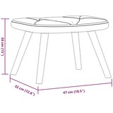  Stol za sproščanje s stolčkom taupe blago, (20957945) | Shoptok.si