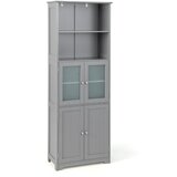Costway Omara z 2 odprtimi policami, 60 x 30 x 163 cm, (5000329634) u