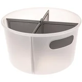 Plastičan kupaonski organizator okretni –