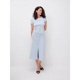 Reserved Maxi haljina od žerseja - bljedoplavo | shoptok.hr