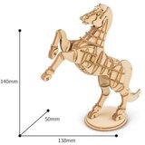 Robotime 3d drvena slagalica - KONJIĆ ( 554) Cene