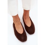Boto Ladies Ballet Flats With Sheepskin Chocolate Zimira | Shoptok.si