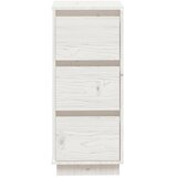 Komode 2 kom bijele 32 x 34 x 75 cm od masivne borovine | shoptok.hr
