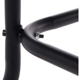 springos metalni vrtni stol 140x80 cm crni u