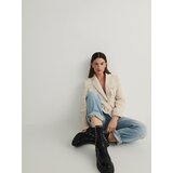 Reserved chelsea škornji s podplatom z zarezami - črna | Shoptok.si