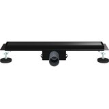  2 u 1 odvod za tuš Crna 60 cm Nehrđajući čelik 304 | shoptok.hr
