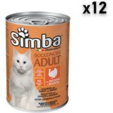 Simba vlažna hrana za mačke u konzervi, ćuretina i bubrezi, 415g, 12 komada Cene