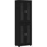  Set TV komoda FLORIN 3 kom. Crna Konstruirano drvo | shoptok.hr