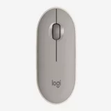 Logitech Pebble M350 Wireless Mouse - SAND - 2.4GHZ/BT - EMEA - CLOSED BOX - 910-006751