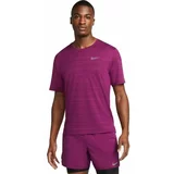 Nike DRI-FIT MILER Muška majica za trčanje, boja vina, veličina