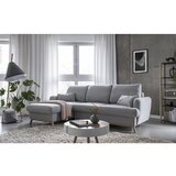 Miuform Svijetlo siva sklopiva/s prostorom za odlaganje kutna garnitura (s lijevim kutom/s ležaljkom) Scandic Lagom – | shoptok.hr