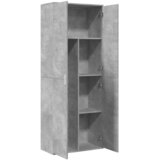  Visoka komoda siva betona 70x35x180 cm od konstruiranog drva | Eponuda.com