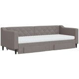 vidaXL dnevni krevet na razvlačenje smeđesivi 80 x 200 cm od tkanine | shoptok.hr