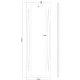 Linni ogledalo za kupatilo 1164 led 45x140 | ePonuda.com