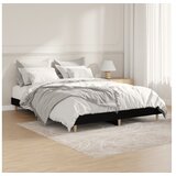vidaXL Posteljni okvir crn 135x190 cm inzenirski les Cene