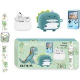  Karler bass k718-combo set (mini watch, konzola, tws bluetooth slusalice + futrola za slusalice dinosaurus) ( IT1220 ) | Eponuda.com